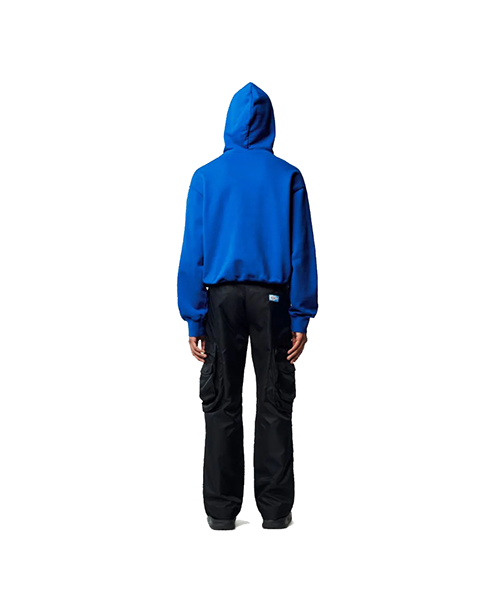 Heron Censored Hoodie Blue Navy Blue
