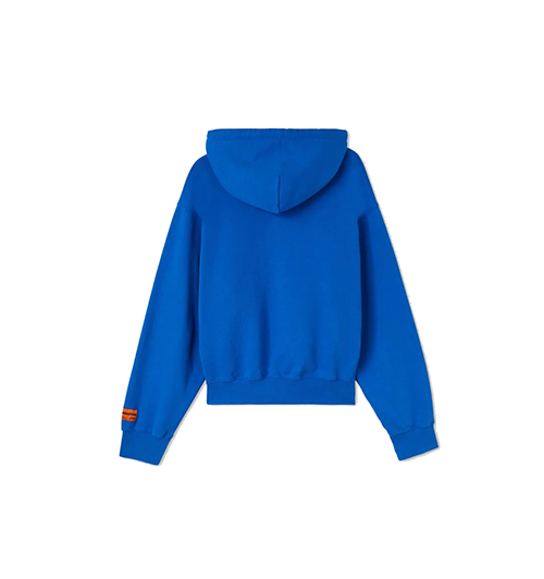 Heron Censored Hoodie Blue Navy Blue