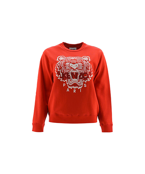 KENZO RED CLASSIC SWEATSHIRT TIGER