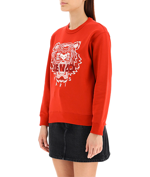 KENZO RED CLASSIC SWEATSHIRT TIGER