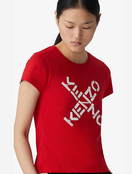 KENZO RED SMALL FIT T-SHIRT