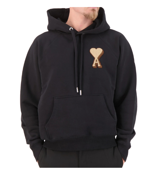 Black Hoodie With Adc Patch
