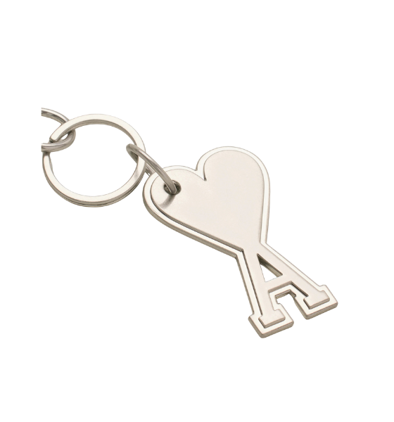 Silver Metal Ami De Coeur Keychain