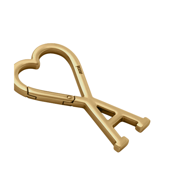 Gold Metal Ami De Coeur Hook Keyring