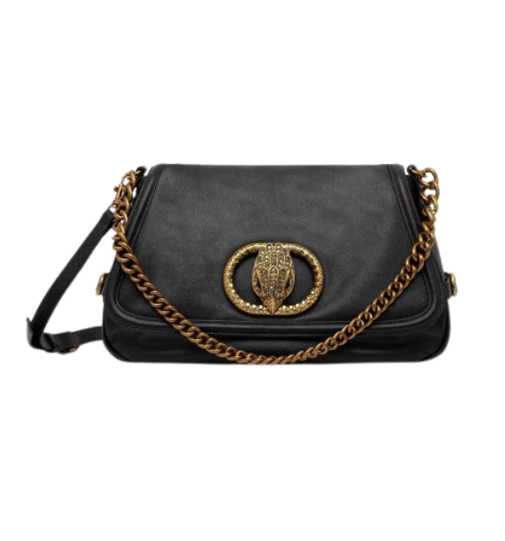 Black Leather Chelsea Soft Saddle Bag