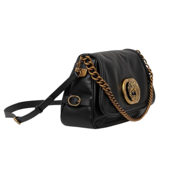 Black Leather Chelsea Soft Saddle Bag