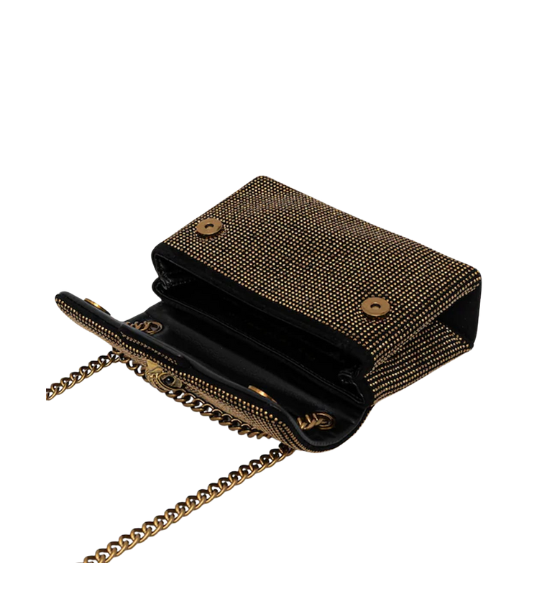 Black/Bronze Mini Kensington Bag
