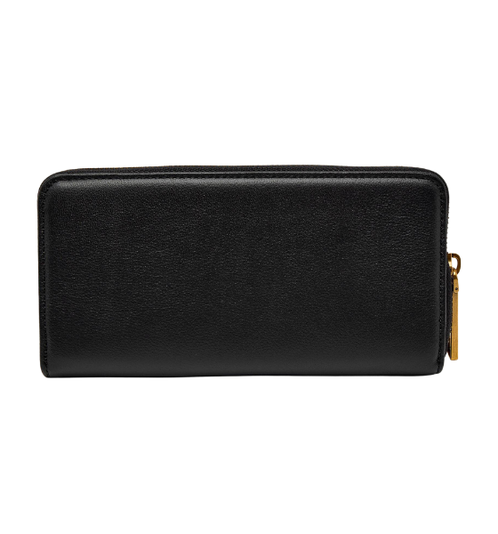 Black Chelsea Zip Around Wallet
