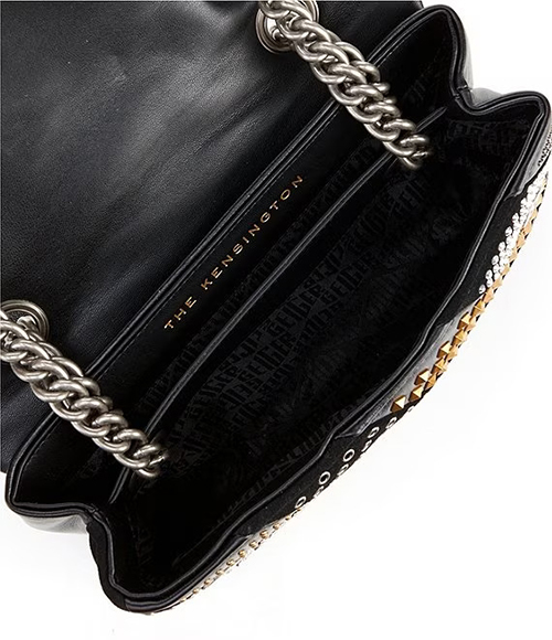 Black Kensington Bag Studs