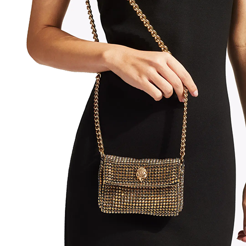 Gold Mini Party XBody Bag