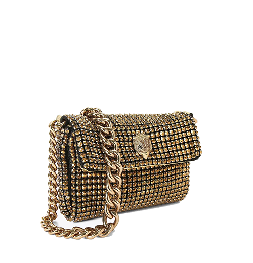 Gold Mini Party XBody Bag