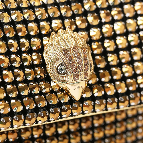 Gold Mini Party XBody Bag