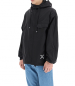 KENZO BLACK SHORT SCOOTER PARKA/RAIN COAT