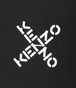 KENZO BLACK SHORT SCOOTER PARKA/RAIN COAT