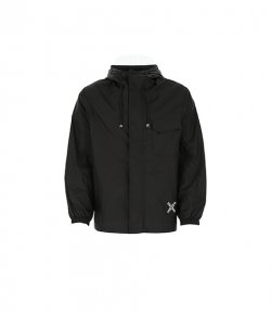 KENZO BLACK SHORT SCOOTER PARKA/RAIN COAT