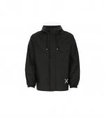 KENZO BLACK SHORT SCOOTER PARKA/RAIN COAT