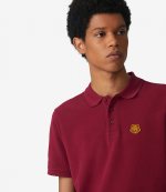 KENZO MAGENTA TIGER CREST POLO