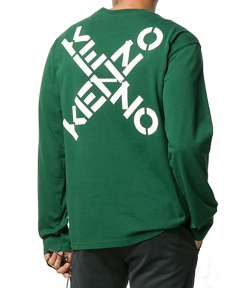 KENZO GREEN SPORT LS T-SHIRT