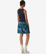 KENZO NAVY BLUE SLEEVELESS DRESS MIXED FA
