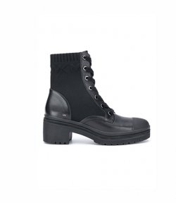 MICHAEL KORS BREA BOOTIE SOFT KNIT/STRIPE MK LOGO