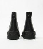 Raf Simons (Runner) Black Cylon Leather Ankle Boots